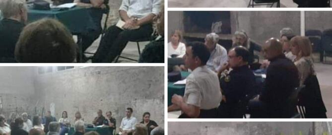 Reunión por más seguridad.