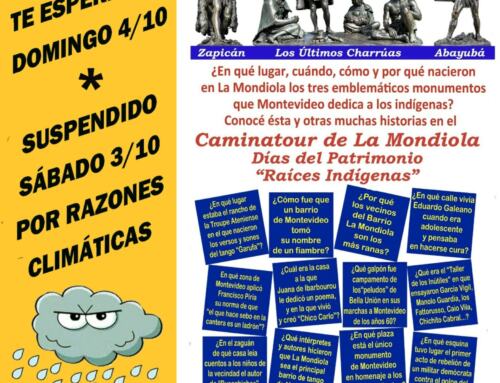 ¡Aplazado! Caminatour del Patrimonio
